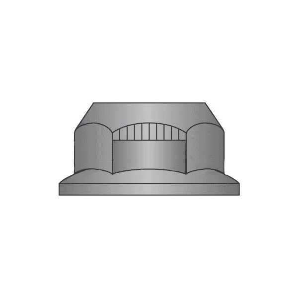 Newport Fasteners Lock Nut, 3/4"-10, Steel, Grade G, Black Phosphate, 0.38 in Ht, 200 PK 170641-BR-200 - main